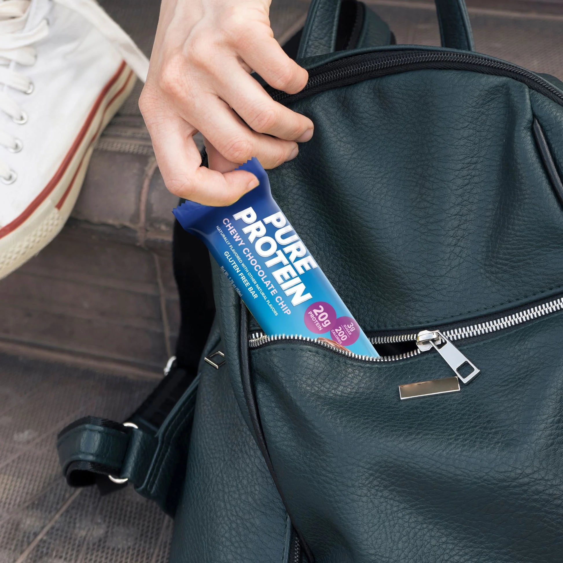 High Protein Bar, Chewy Chocolate Chip, 20G Protein, 12 Ct