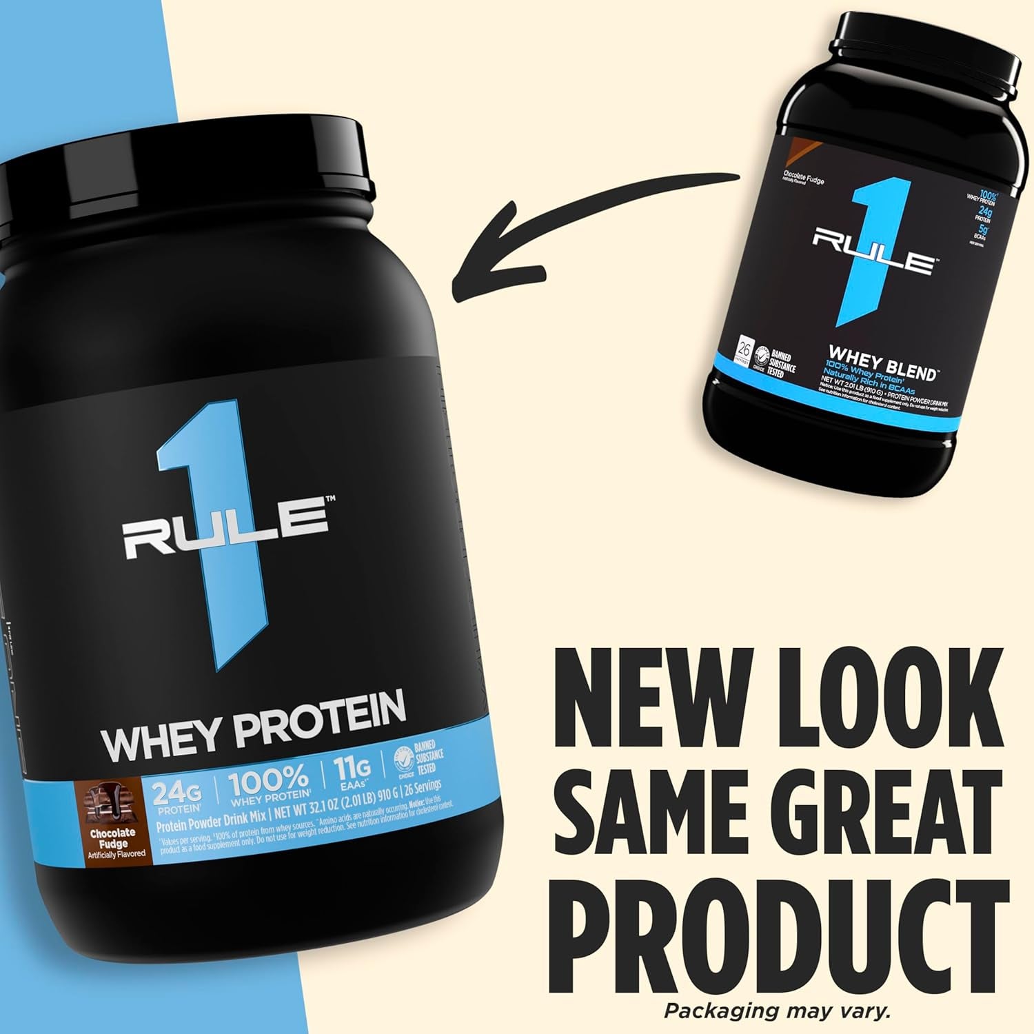 Whey Protein Powder, Banana Crème, 27 Servings | 24G Fast-Acting Protein from All-Whey Sources with Naturally Occurring Eaas & Bcaas for Workout Recovery or Anytime Use