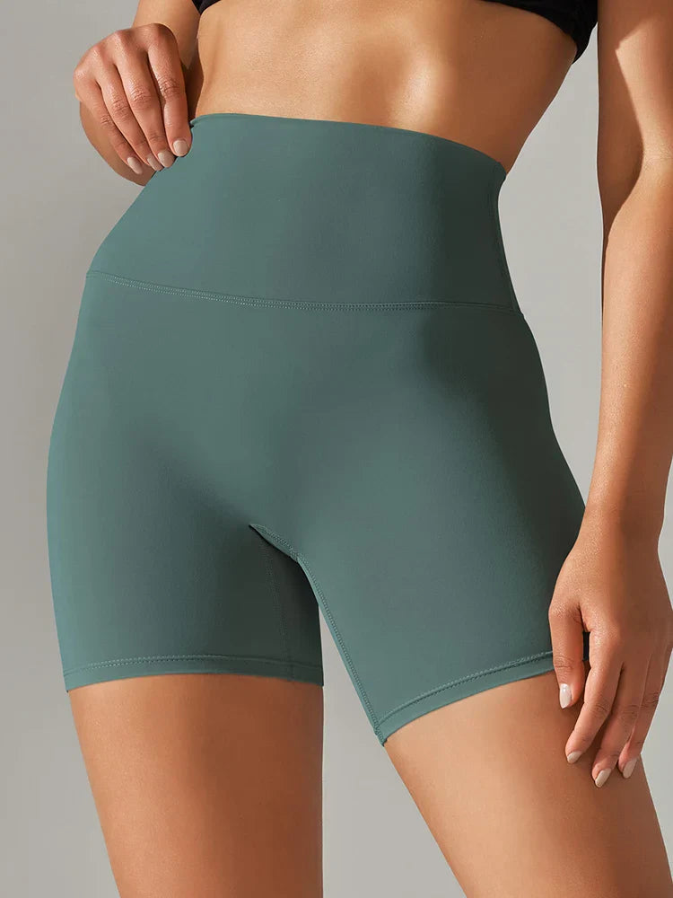Flexiva - High-Waist Squat-Proof Gym Shorts