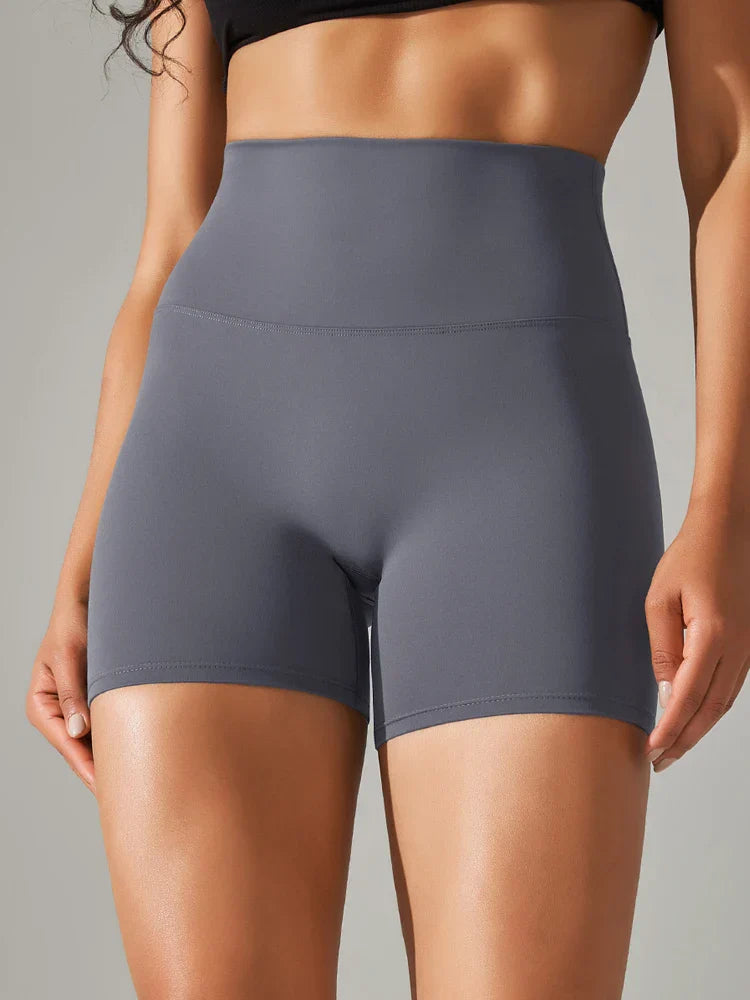 Flexiva - High-Waist Squat-Proof Gym Shorts