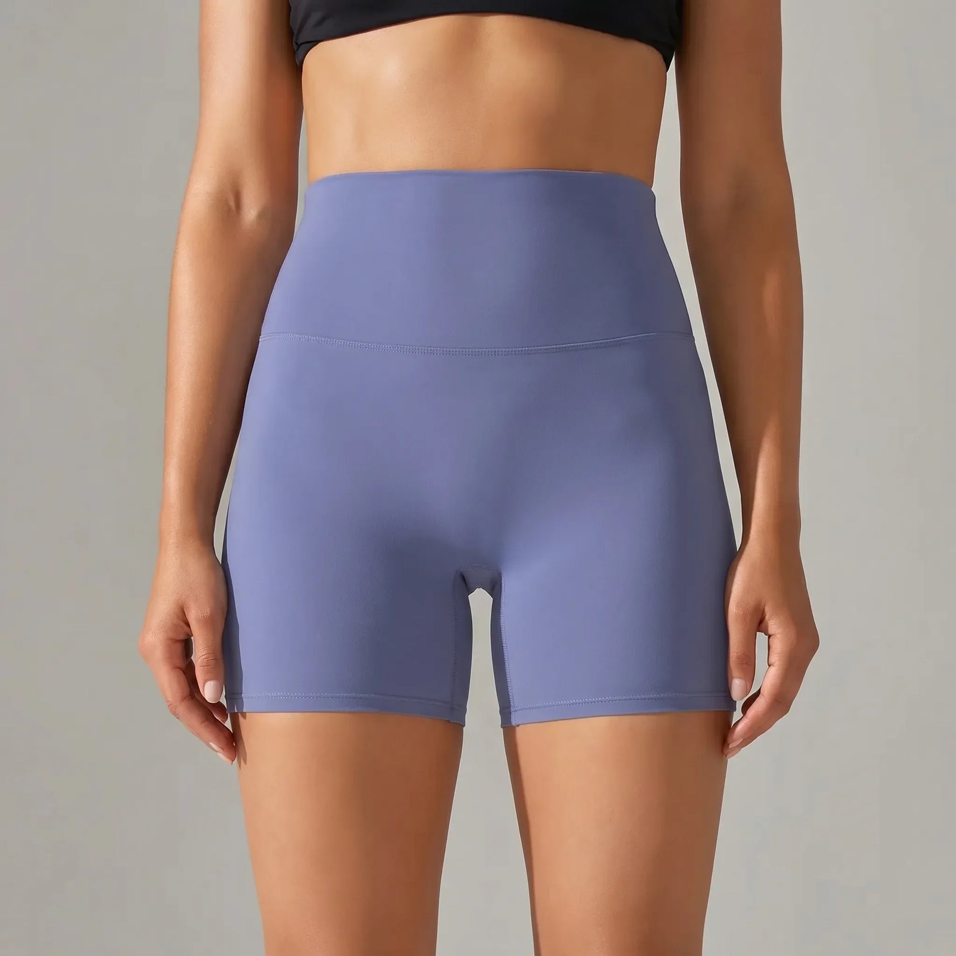 Flexiva - High-Waist Squat-Proof Gym Shorts